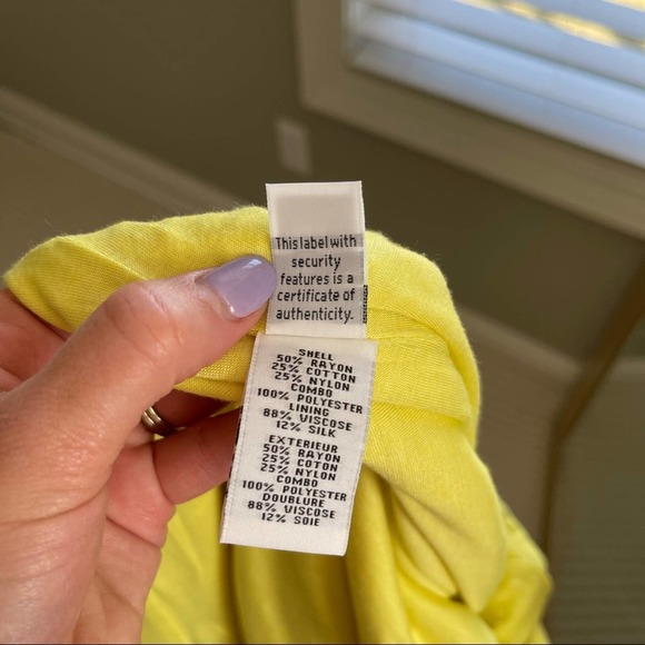 Diane Von Furstenberg Barbie Lace Dress in Yellow 4 - Picture 7 of 9